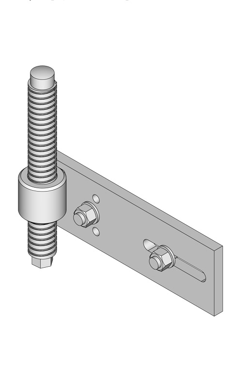 Adjusting spindle