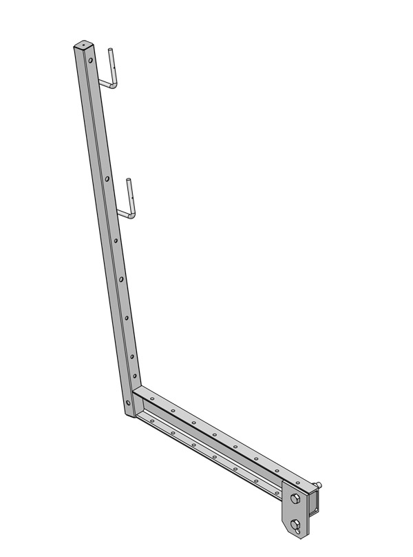 Screw-on access bracket