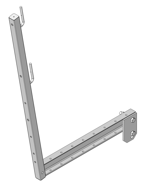 Screw on access bracket