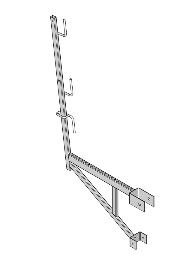 Beam - wall bracket